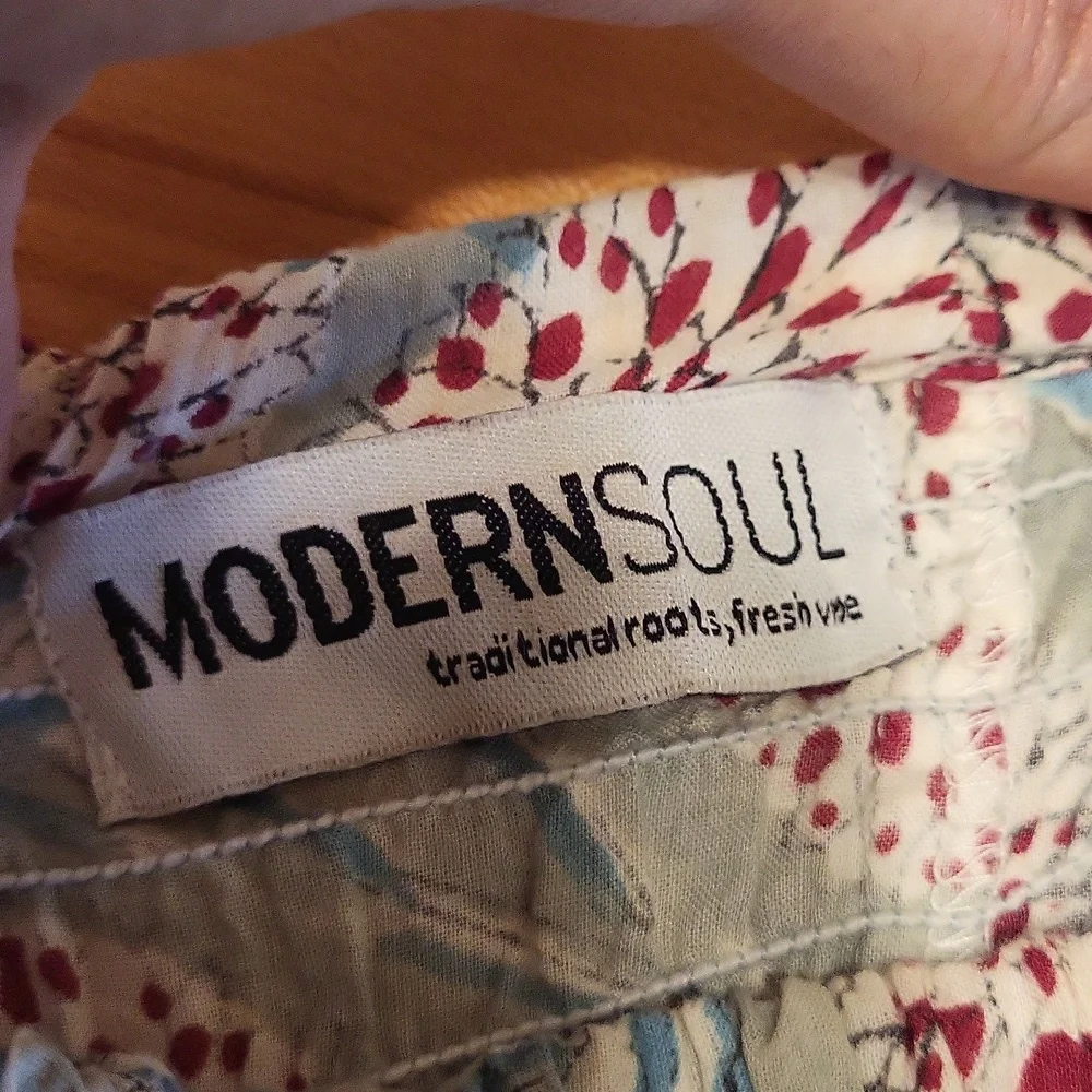 Modern Soul Floral Mini Skirt - Gray and Pink - Picture 6 of 8